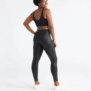 Knix Papaya Faux Leather Leggings XL